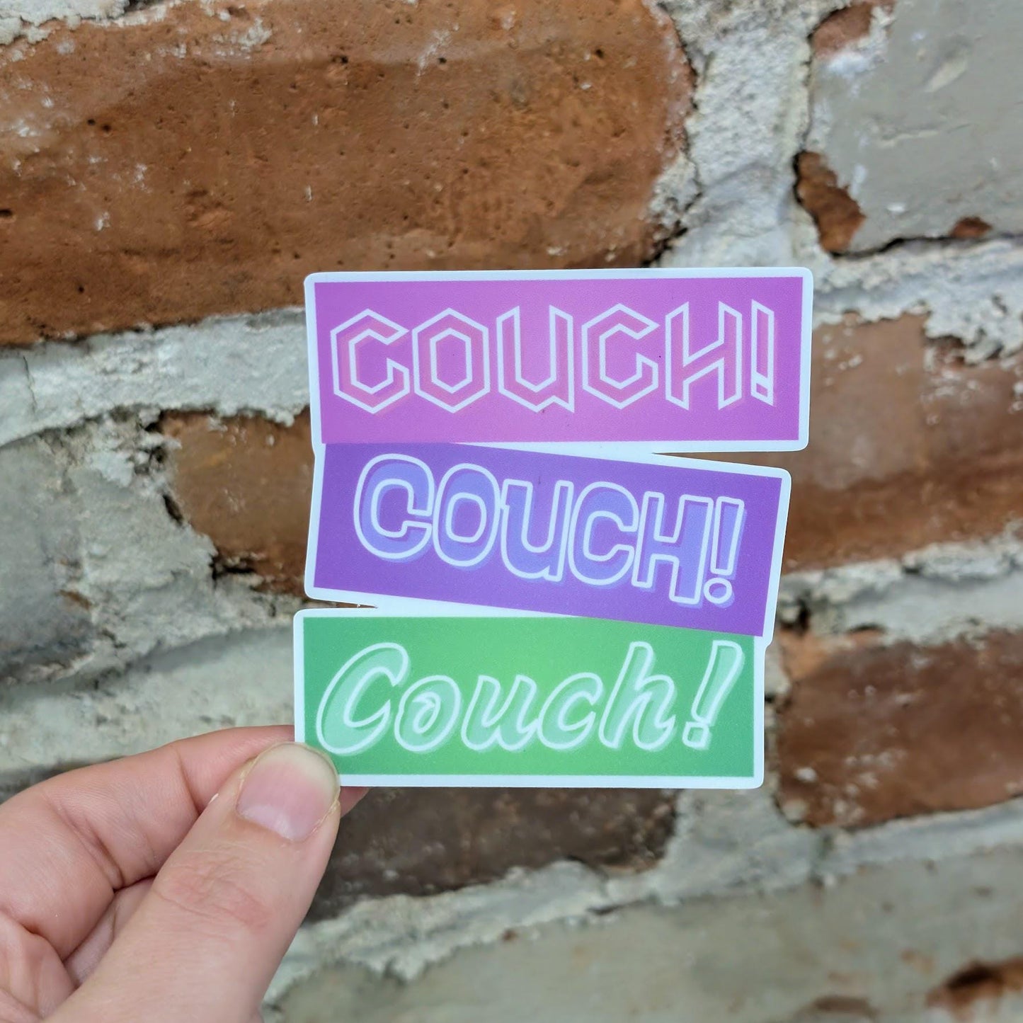 Couch! Couch! Couch! relaxation vacation Sticker | k-pop themed | Demon Hunter