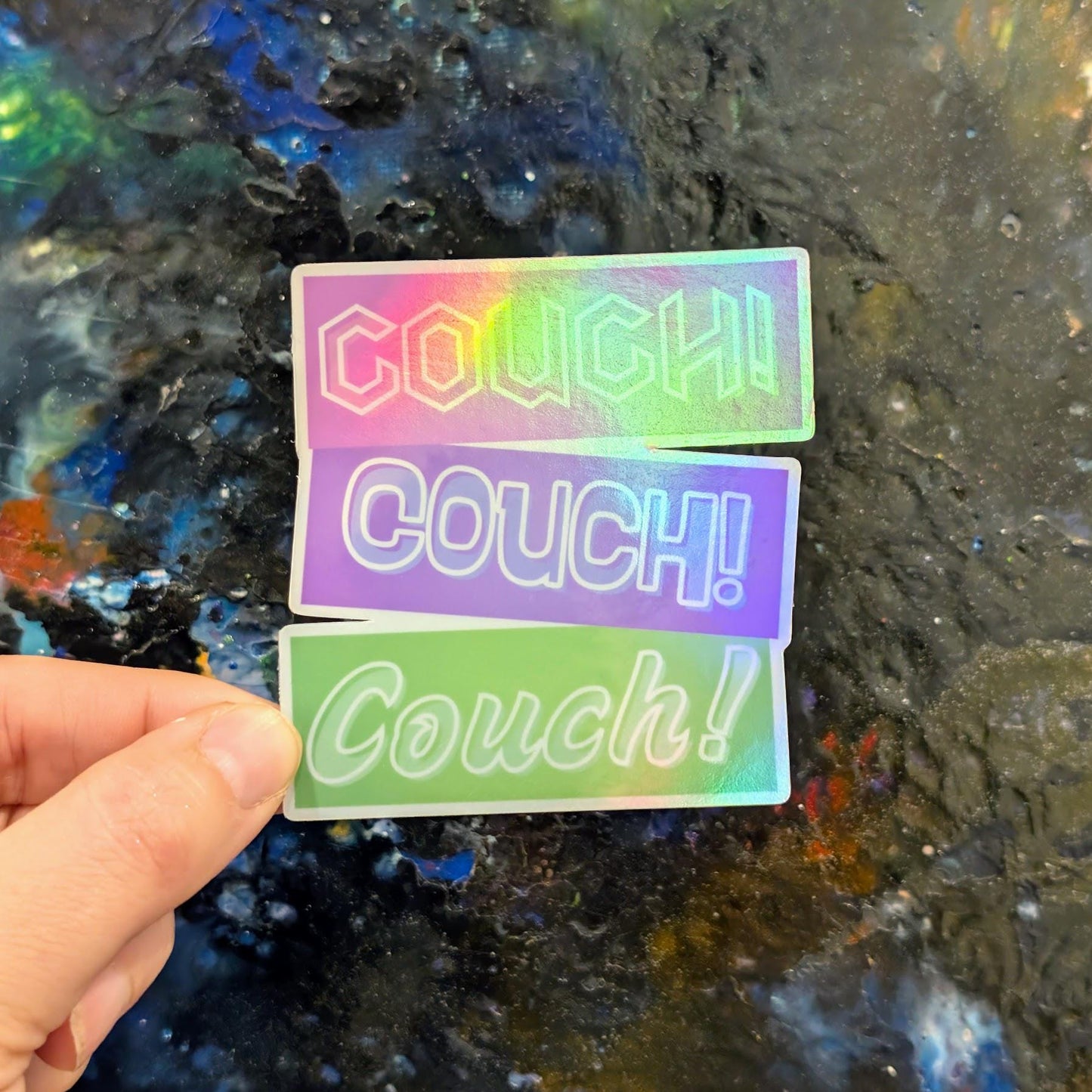Couch! Couch! Couch! relaxation vacation Sticker | k-pop themed | Demon Hunter