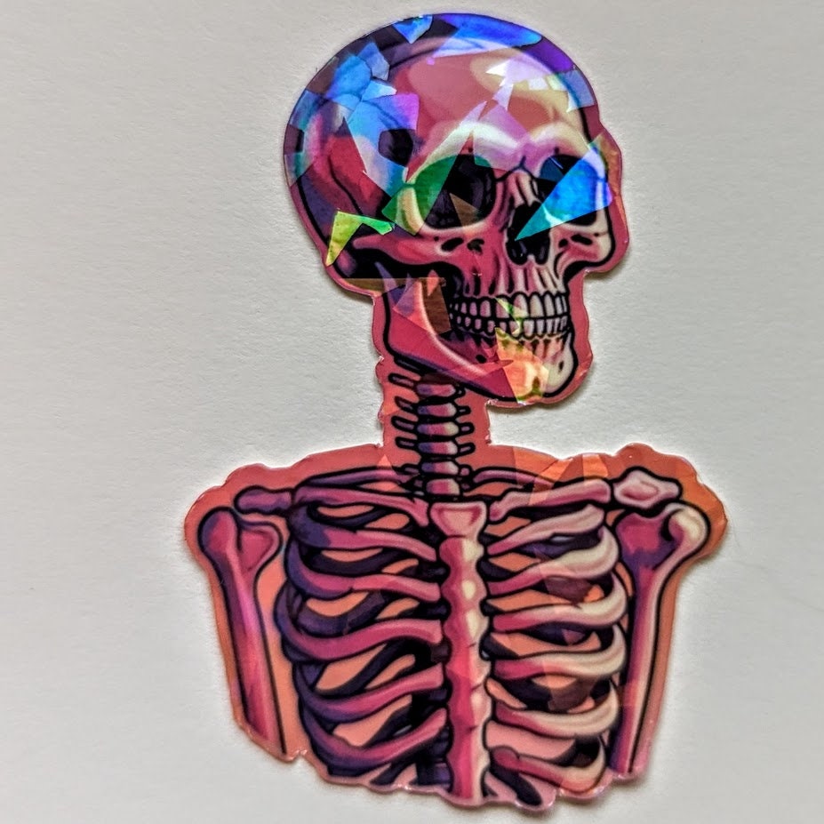 Skelly Skeleton Sticker