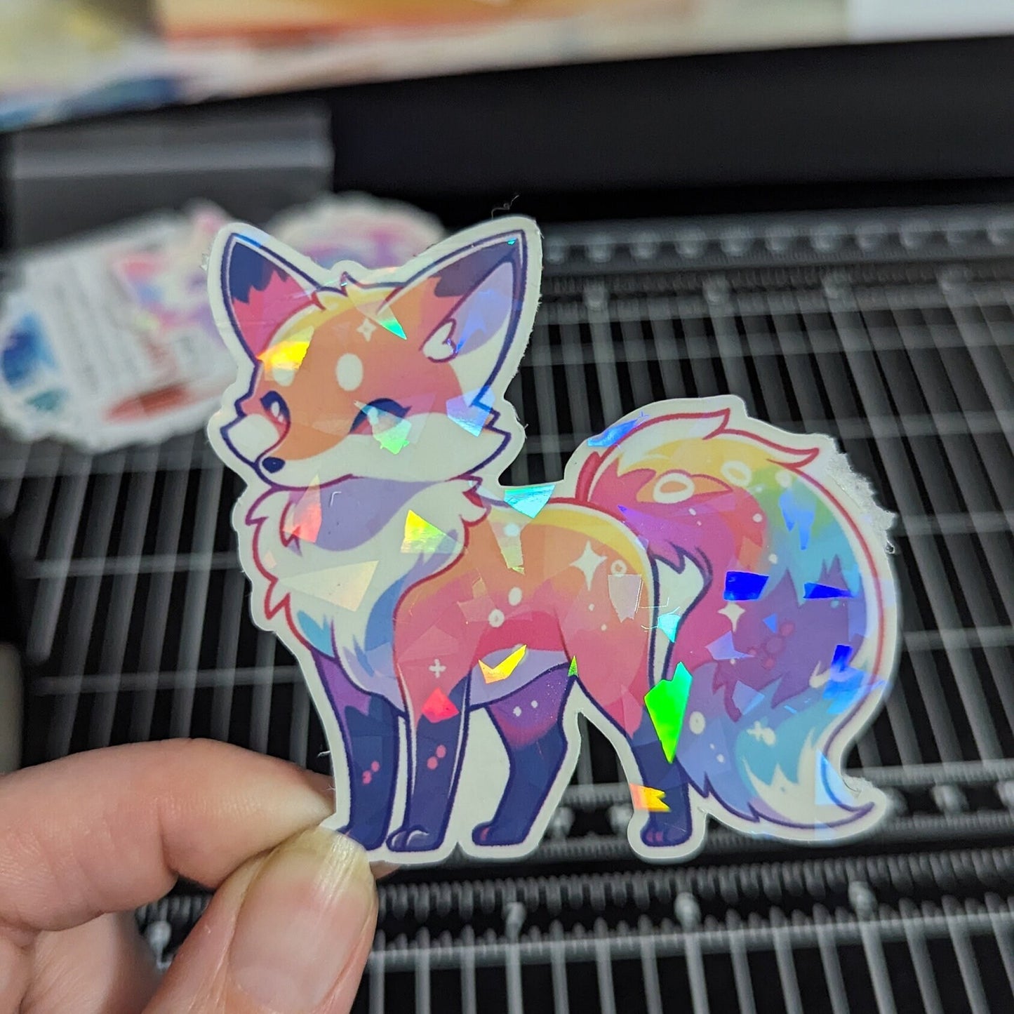 Pastel Rainbow fox