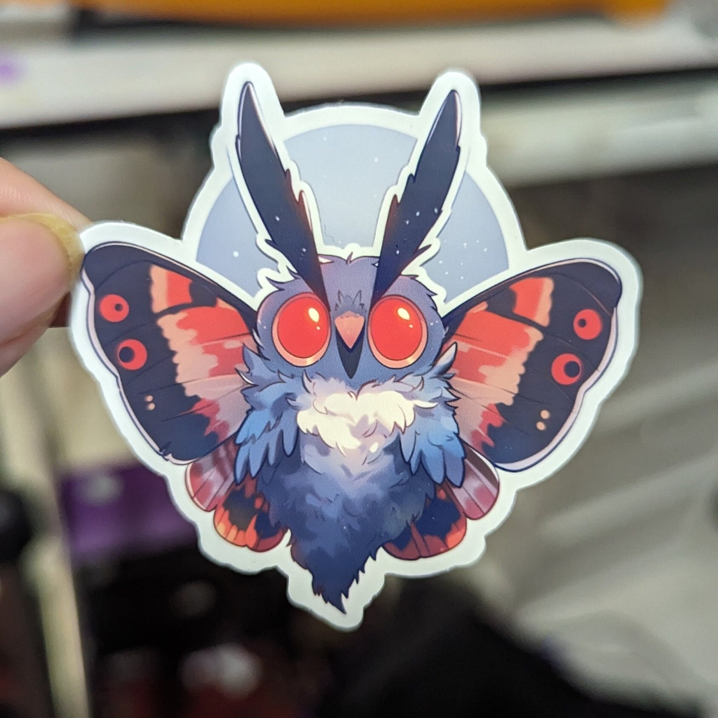 Mothman sticker