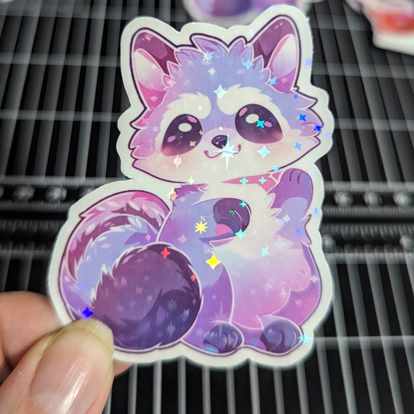 Purple trash panda