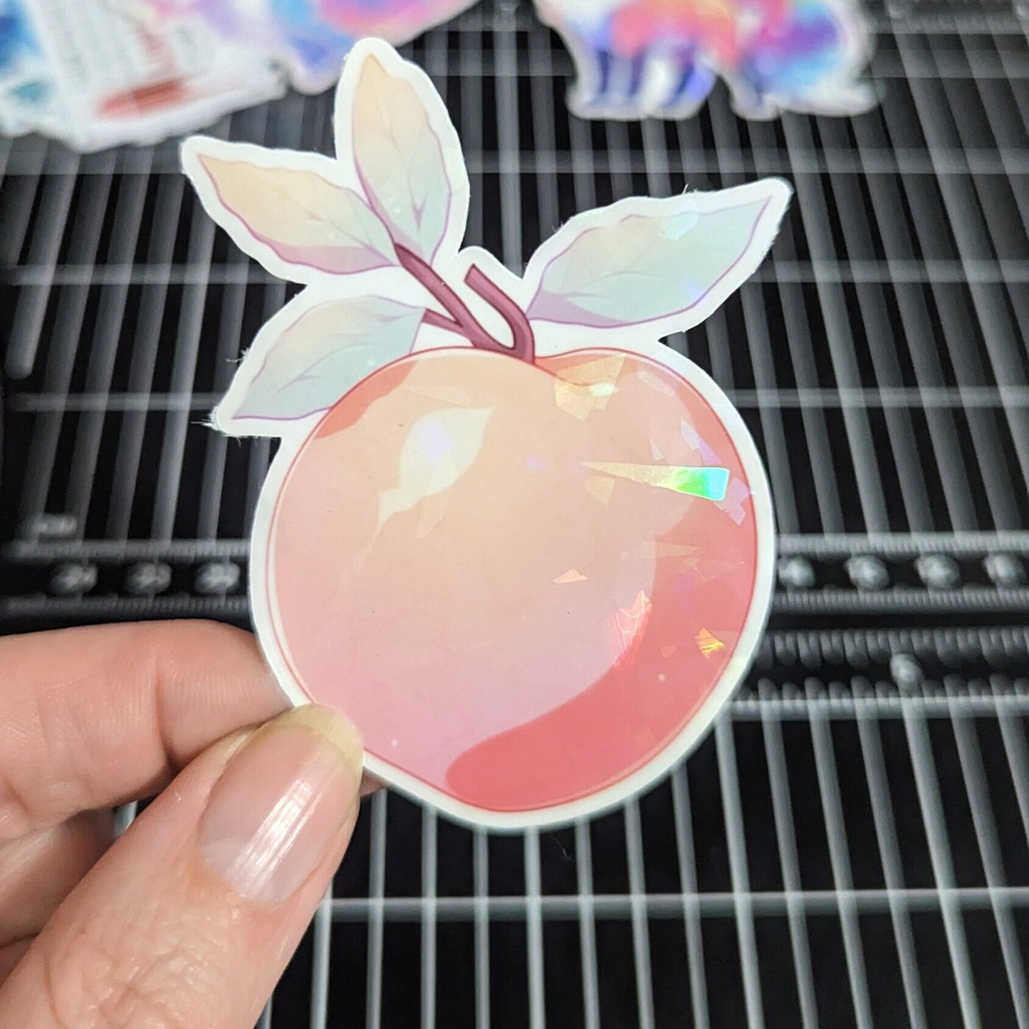 Pastel peach sticker