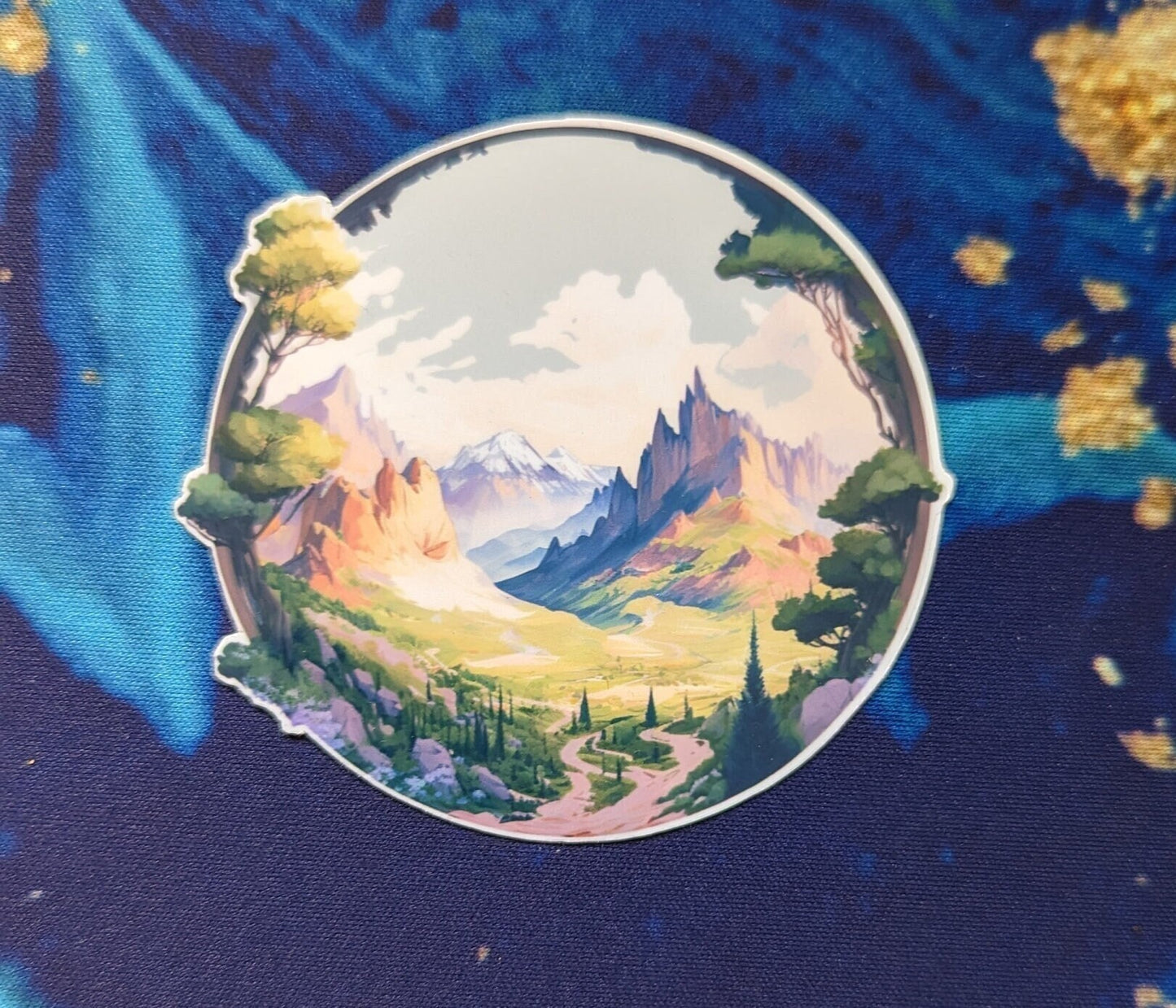 Mountain landscape Sticker