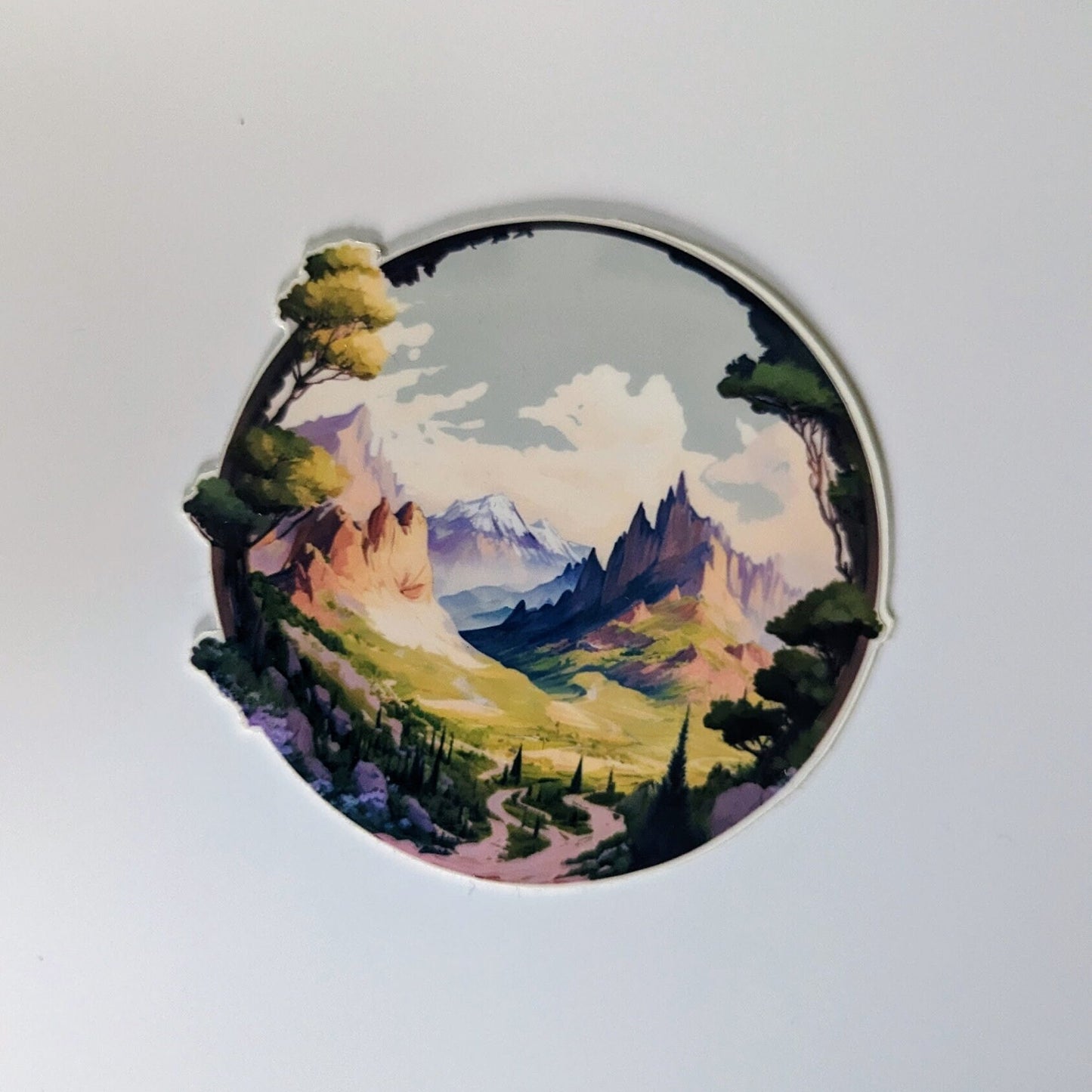 Mountain landscape Sticker