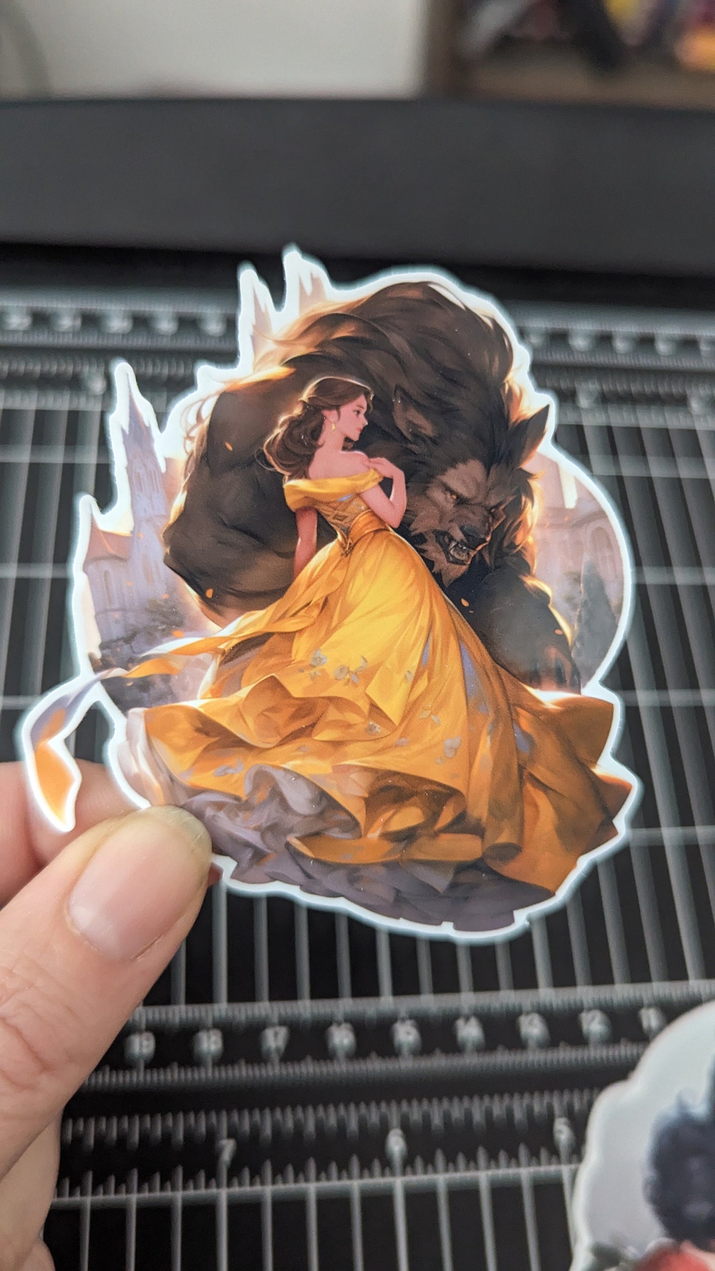 Beauty and the beast Sticker