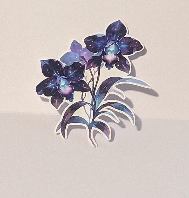 Night Orchid Sticker