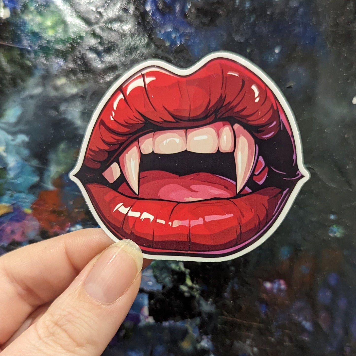 Fangs sticker