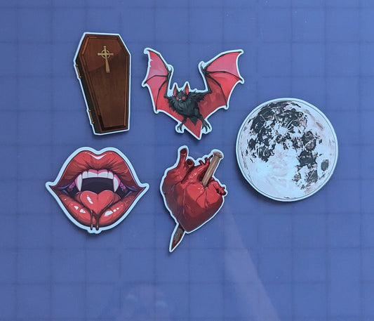 Vampire sticker set 5PC