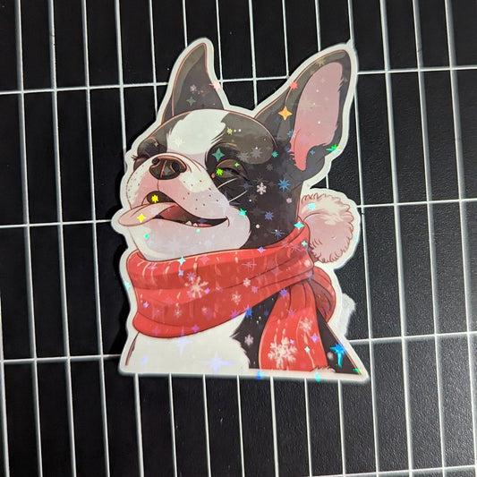 Christmas French bulldog