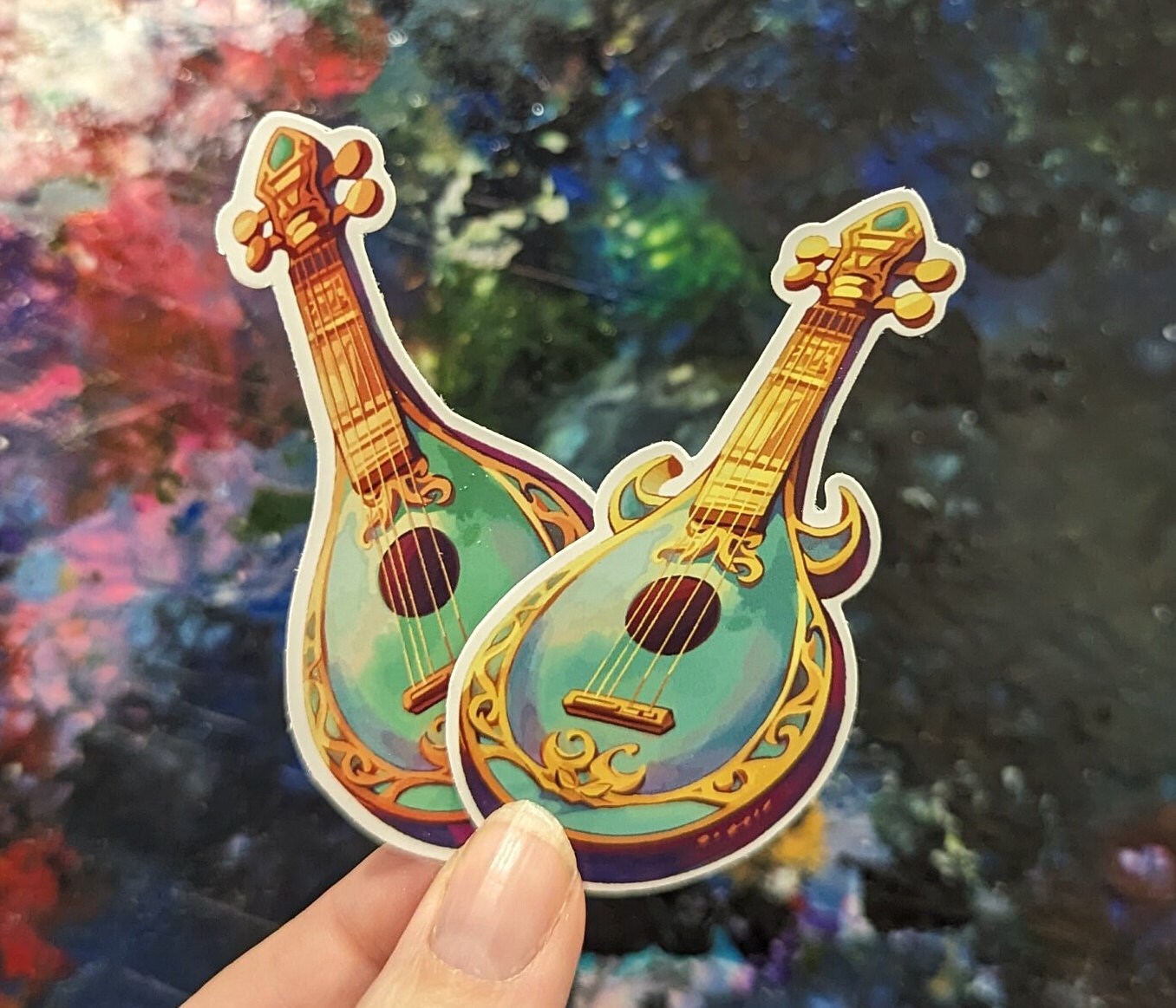 Bard's Lute Sticker